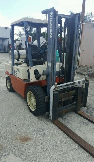 Nissan Optimum 60 Forklift Propane 72 