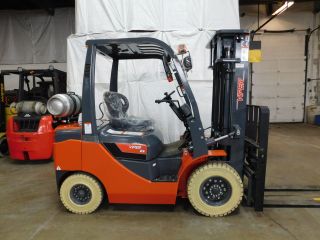 2016 Viper Fy25 5000lb Solid Pneumatic Forklift Lpg Lift Truck Hi Lo 83/189 photo