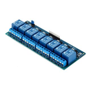 5v Eight 8 Channel Relay Module With Optocoupler For Arduino Pic Avr Dsp Arm Cs photo