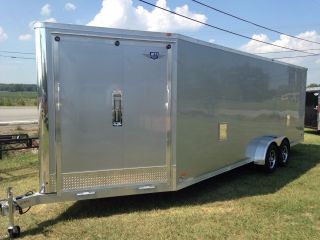4 Place All Aluminum 7 X 27 Enclosed Snowmobile With Options photo