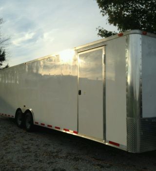 Enclosed Race Car Hauler photo