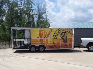 Concession Bbq Trailer 20 W/ 6 Porch photo