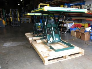 Southworth Hydraulic Scissor Lift 48x48 2000lb 110 Volt Unused Last One photo