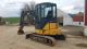 2012 John Deere 35d Mini Excavator Hydraulic Thumb Rubber Track Hoe Erops Cab Ac Excavators photo 2