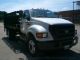 2004 Ford F650 Flatbed Lift Gate Just 22k Mi Non Cdl One Owner Utility & Service Trucks photo 2