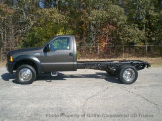 2006 Ford F550 4x4 Chassis Just 24k Mi Heavy Spec Nc Truck 6.  8 Gas Four Wheel Drive photo