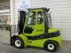 2012 Clark C30d,  6,  000 Diesel Forklift,  Solid Pneumatics,  Triple Mast Sideshift Forklifts photo 1
