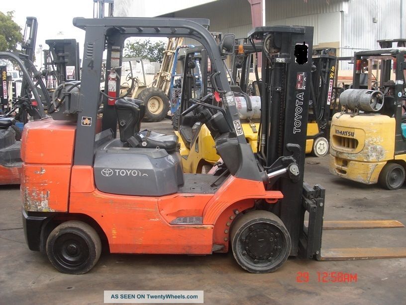 2007 Toyota 7fgcu35 Very On The East Coast Of The Usa Forklifts photo