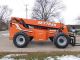 2008 Skytrak 8042 8000lb Pneumatic Telehandler Diesel Lift Truck W/ Cab 4x4x4 Forklifts photo 4