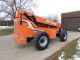 2008 Skytrak 8042 8000lb Pneumatic Telehandler Diesel Lift Truck W/ Cab 4x4x4 Forklifts photo 5