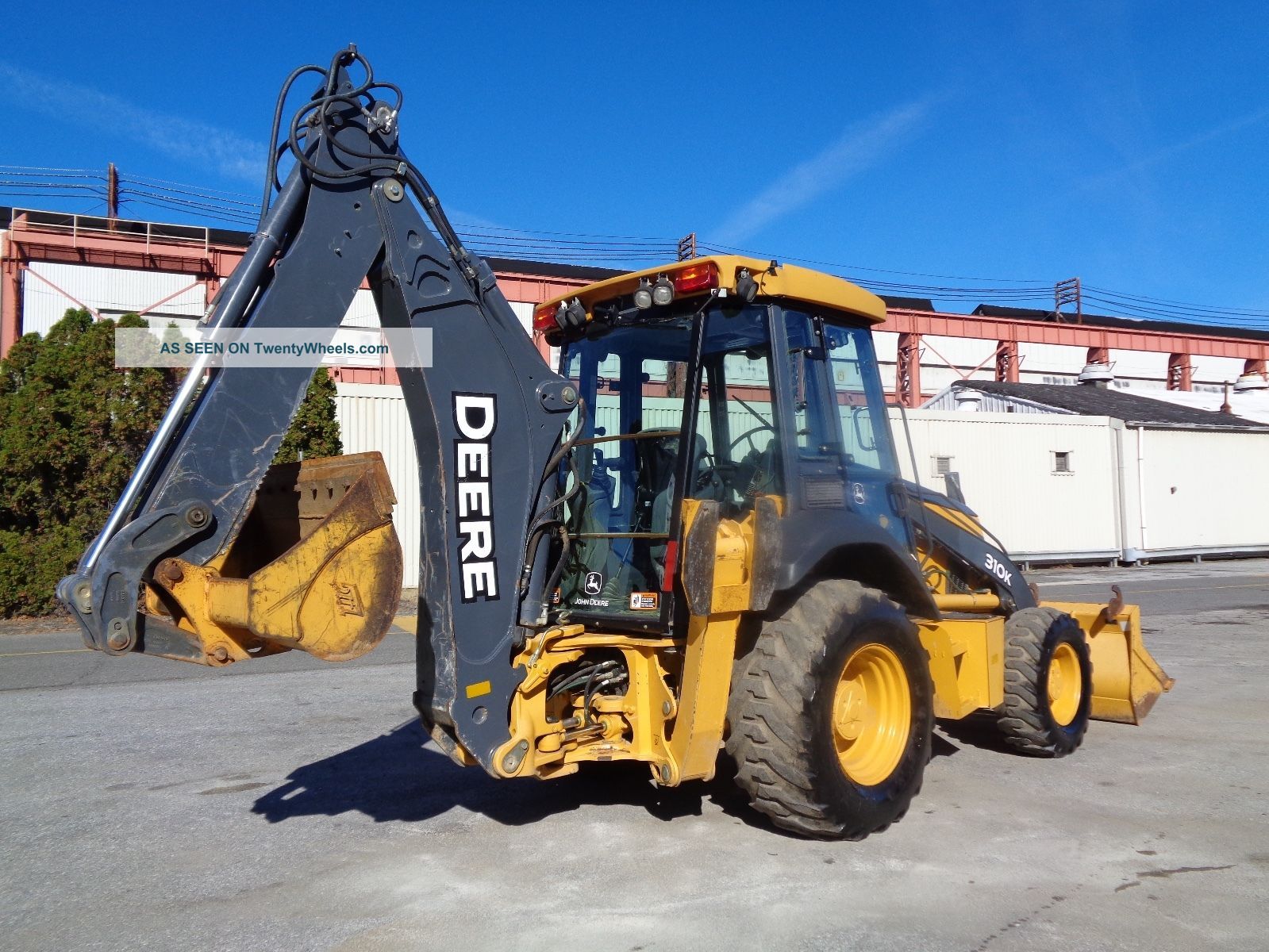 2012 John Deere 310k Backhoe Loader Extendahoe 4x4 Enclosed Cab