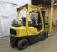 2012 Hyster H50ft 5000lb Air Pneumatic Forklift Lpg Lift Truck Hi Lo 83/189 Forklifts photo 2