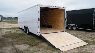 8.  5x16 Enclosed Trailer Cargo V - Nose 18 Car Hauler Box 8 Motorcycle 2016 Call photo
