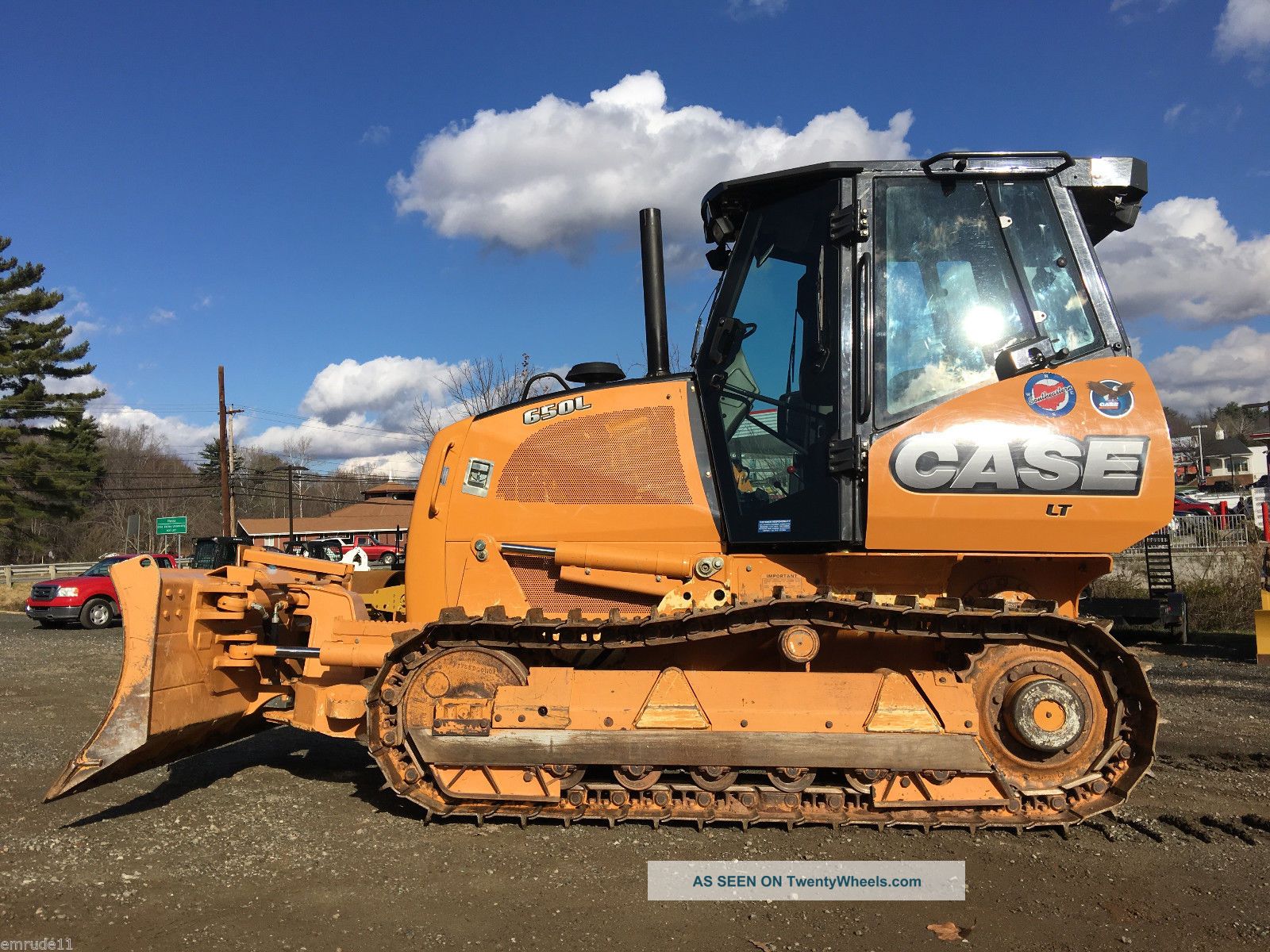 2014 Case 650l Lt Track Bulll Dozer 6 Way Blade Cab Bulldozer Crawler 