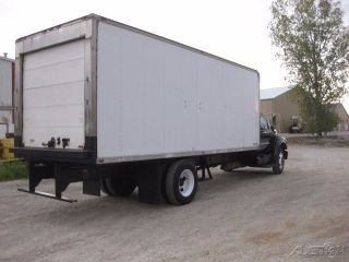 2004 Ford F750 C7 Cat Allison 22 Foot Reefer Box Carrier Supra 644 photo