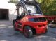 2011 Linde H60d Forklift Diesel Powered Solid Pneumatic Tires 13000 Lb Cap Forklifts photo 3