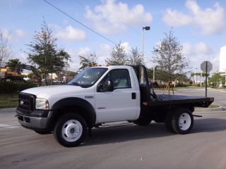 2007 Ford F550 Duty Flatbed 9ft photo