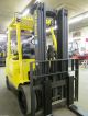 2004 Hyster Forklift S60xm 6,  000 Lb Lift,  Lp Gas,  Three Stage Mast,  Mazda Engine Forklifts photo 3