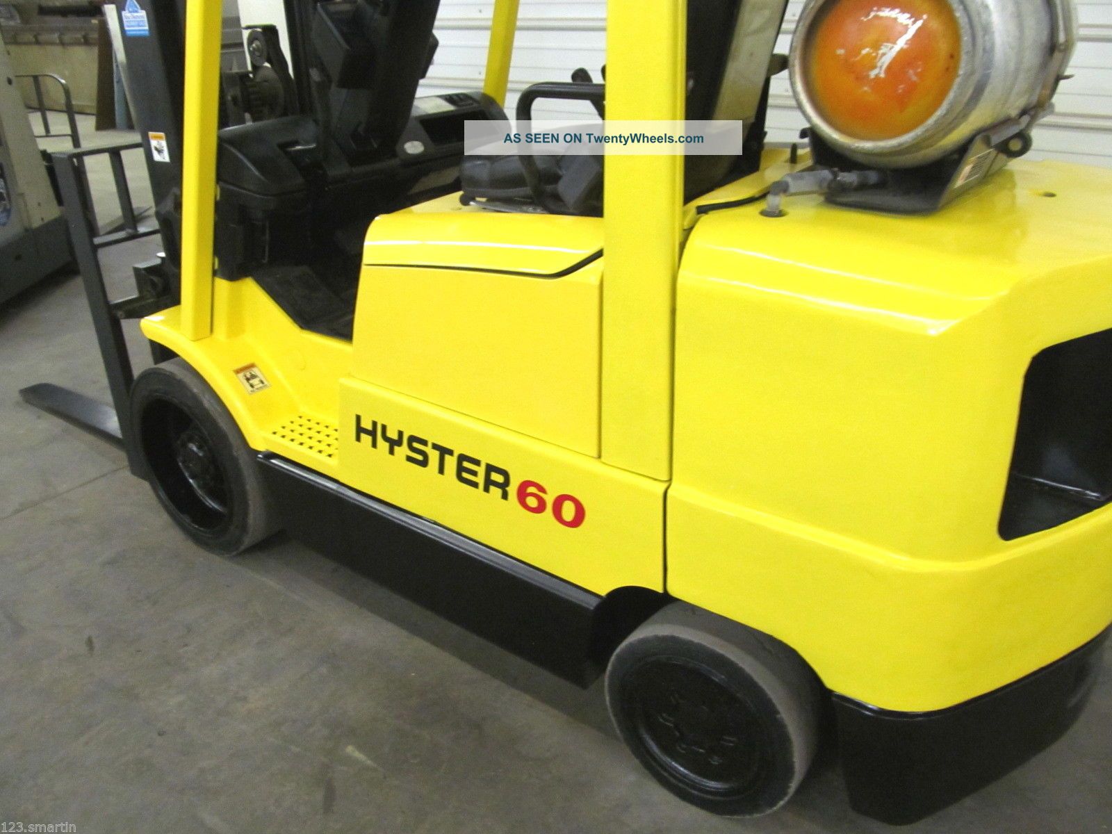 2004 Hyster Forklift S60xm 6, 000 Lb Lift, Lp Gas, Three Stage Mast