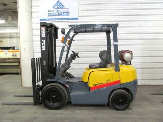 2007 ' Tcm Fg25t 5,  000 Pneumatic Forklift,  Lp Gas Fuel,  H50xm, ,  Toyota photo