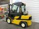 2007 ' Yale Glp070,  7,  000 Pneumatic Tire Forklift,  Cab,  Sideshift,  Lpg,  Veracitor Forklifts photo 2