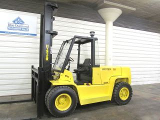 Hyster H155xl,  15,  500 Diesel Pneumatic Tire Forklift,  2 Stage,  Sideshift H135xl photo