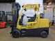 2011 Hyster S100ft 10000lb Cushion Tire Forklift Lpg Lift Truck Hi Lo 90/185 Forklifts photo 3