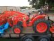 L3200d Kubota 4wd Tractor Pkg Trailer/bush Hog/ Boxblade+tiedowns/hydrostatic Tractors photo 1
