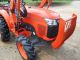 L3200d Kubota 4wd Tractor Pkg Trailer/bush Hog/ Boxblade+tiedowns/hydrostatic Tractors photo 2