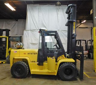 2002 Hyster H155xl2 15500lb Air Pneumatic Forklift Lpg Lift Truck Hi Lo 144/212 photo