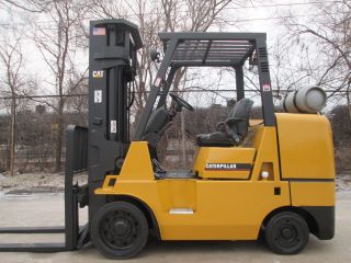 Mitsubishi Fgc45k - C Forklift Lift Truck Hilo Fork,  10,  000lb Capacity,  Caterpillar photo