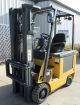 Caterpillar Model E3500 (2009) 3500lb Capacity Great 4 Wheel Electric Forklift Forklifts photo 2