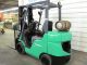 Mitsubishi Fgc30n,  Cat C6000,  6,  000 Cushion Forklift,  Lp Gas,  Three Stage,  S/s Forklifts photo 2