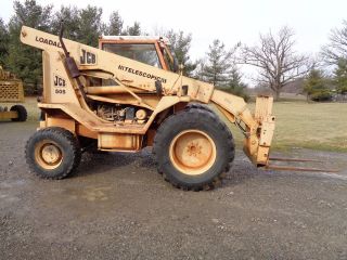 525b Jcb Loadall 4wd Telescopic Forklift Diesel Telehandler Lift All Terrain Jlg photo