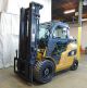 2014 Cat Caterpillar Gp55n1 12000lb Pneumatic Forklift Lpg Lift Truck Hi Lo Forklifts photo 2