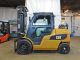 2014 Cat Caterpillar Gp55n1 12000lb Pneumatic Forklift Lpg Lift Truck Hi Lo Forklifts photo 3