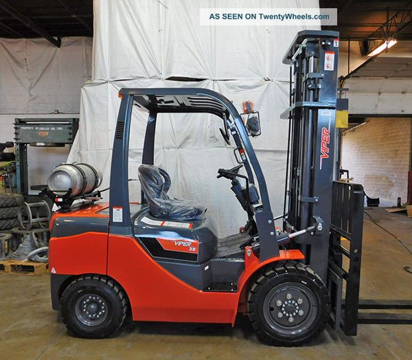 2016 Viper Fy35 8000lb Pneumatic Forklift Lpg Lift Truck Hi Lo 106/157 Forklifts photo