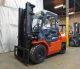 2012 Toyota 7fdku40 9000lb Pneumatic Forklift Diesel Lift Truck Hi Lo 89/132 Forklifts photo 2