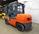 2012 Toyota 7fdku40 9000lb Pneumatic Forklift Diesel Lift Truck Hi Lo 89/132 Forklifts photo 4