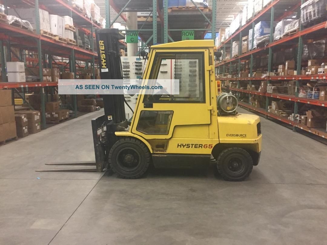 Hyster H65xm Propane Fork Lift 2745 Hours Forklifts photo