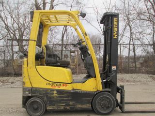 2008 Hyster S30ft Forklift Lift Truck Hilo Fork,  3000lb Capacity,  Cushion Tire photo
