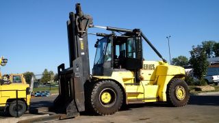 2010 Hoist P520 Forklift 52,  000lbs Capacity Pneumatic Tires Cab With Heat photo
