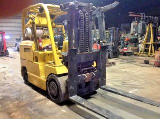 Yale 22,  000lb Capacity Fork Lift W/riggers Boom photo