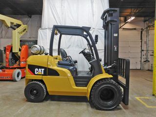 2011 Cat Caterpillar P10000 10000lb Dual Drive Pneumatic Forklift Lpg Lift Truck photo