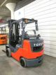 2012 ' Toyota 8fgcu30,  6,  000 Cushion Tire Forklift,  Quad Mast,  Sideshift,  Lpg Forklifts photo 3