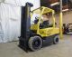 2011 Hyster H70ft 7000lb Solid Pneumatic Forklift Lpg Lift Truck Hi Lo 858/181 Forklifts photo 2