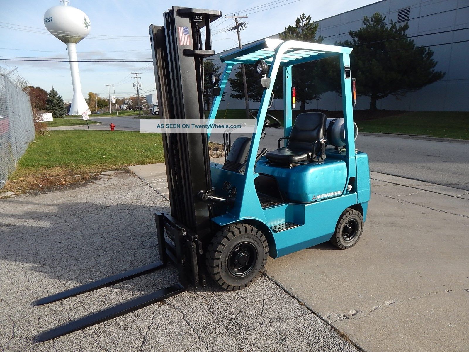 Mitusbishi Pneumatic Forklift - - Rebuilt Engine Just Installed Forklifts photo