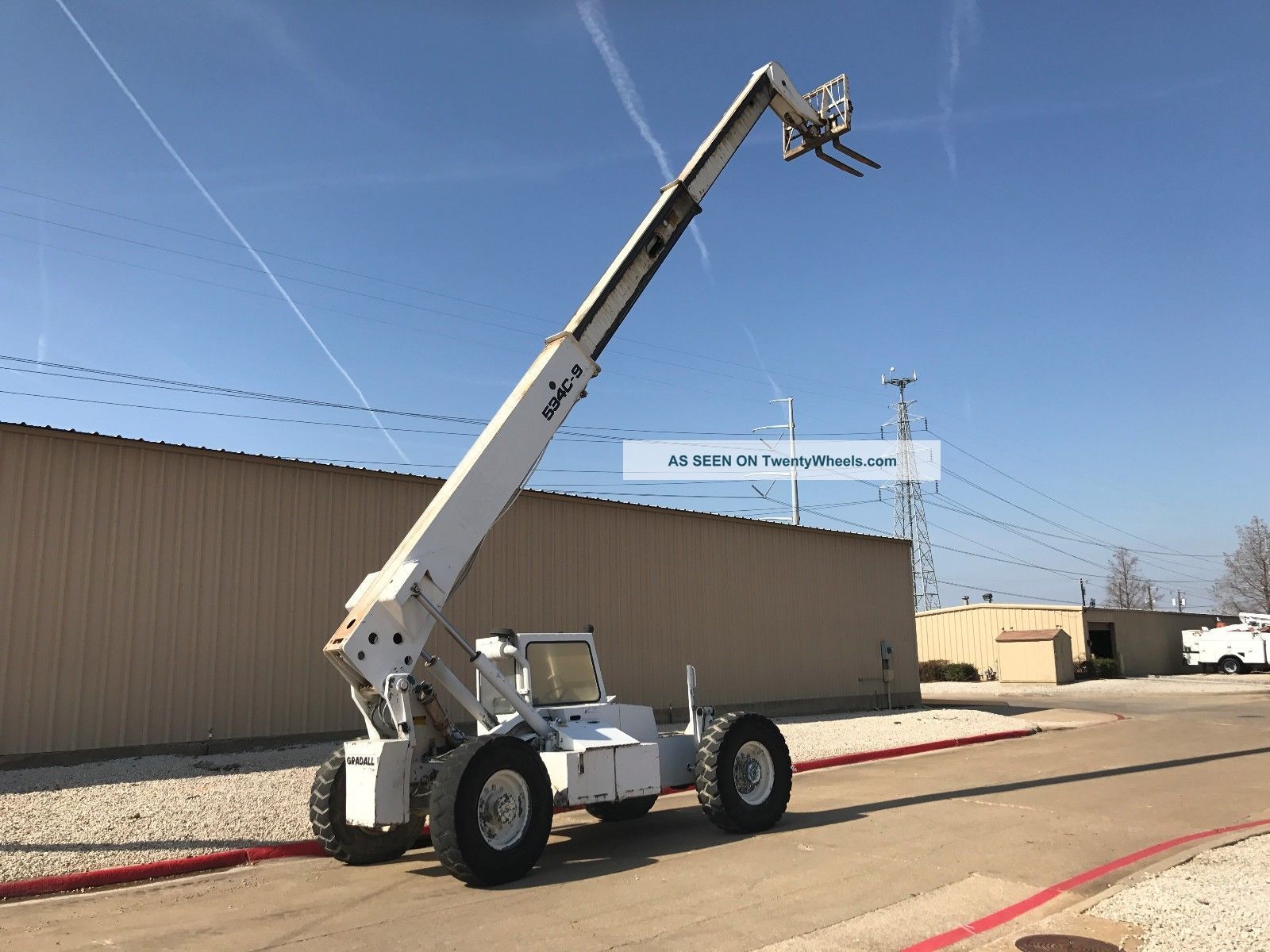 Gradall 534c 9 Telescopic Fork Lift 4x4 9000 Lbs Telehandler