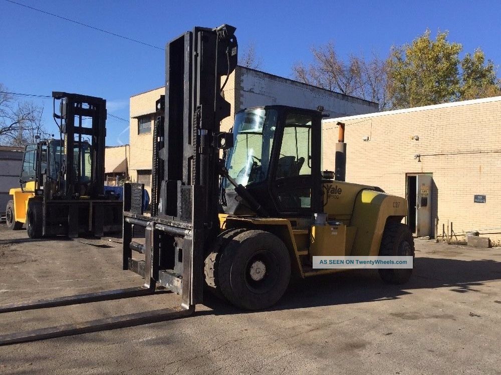 2008 Yale Pneumatic 30,  000 Pound Forklift Sideshift 23 Foot Reach Lpg Forklifts photo