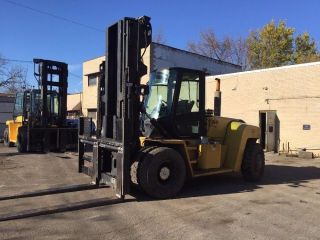 2008 Yale Pneumatic 30,  000 Pound Forklift Sideshift 23 Foot Reach Lpg photo